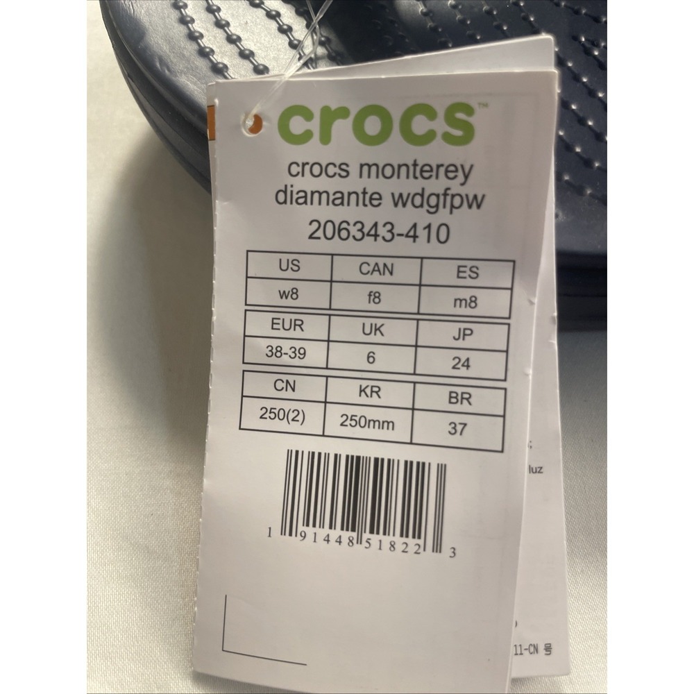 womens crocs wedge sandals size 8.5 - Picture 5 of 6